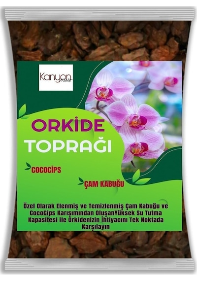 İthal Çam Kabuğu Karışımı İle Orkide Toprağı Değiştirme - 10 Litre 10 L
