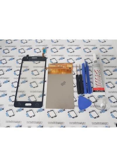 Samsung Uyumlu Galaxy Grand Prime G532 Dokunmatik Iç Lcd Gri