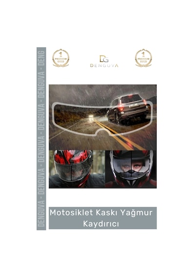 Motosikletkaskı Motosiklet Kaskı Anti Sis Şeffaf Film Kask Su İtici Buhar Önleyici Yağmur Kaydırıcı