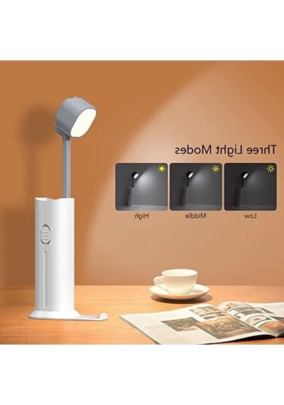Usb Şarjlı Led Çalışma Lambası, 3 Parlaklık Kademesi İle Kullanım Kolaylığı .
