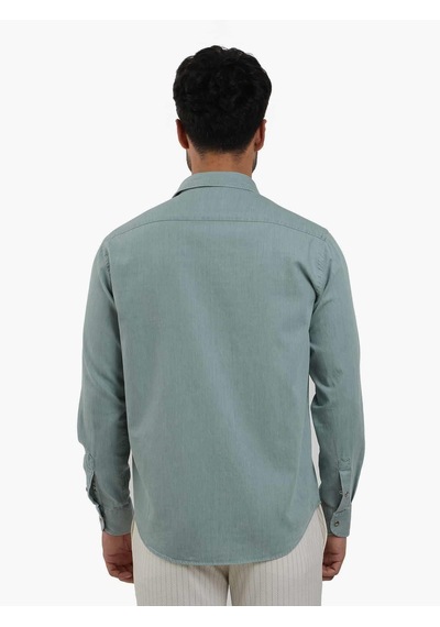 Dufy Yeşil Erkek Regular Fit Düz Klasik Yaka Uzun Kol Gömlek - 104835-yeşil Yeşil Dufy Yeşil Erkek Regular Fit Düz Klasik Yaka Uzun Kol Gömlek - 104835-yeşil Yeşil