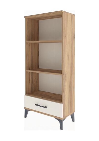 Arges Dolap 3 Raflı Tek Çekmeceli 60x30x134 Çam-aytaşı Çam