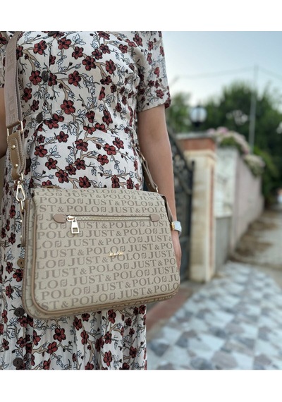Just Polo Kadın Taş El Ve Omuz Çantası Büyük Valiz Boy 6011mh Taş Taş