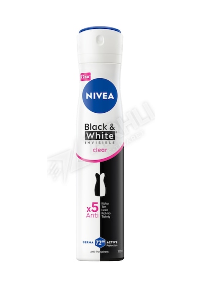 3 Adet Nivea Black & White İnvisible Kadın Deodarant 200 Ml