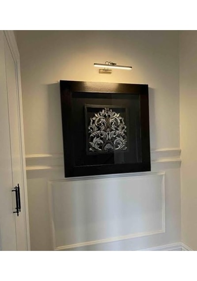 Beyaz Kasa Gün Işığı Resim,tablo,ayna Üstü Banyo Ledli Aplik 6w 3200k 35 Cm Açık Gri