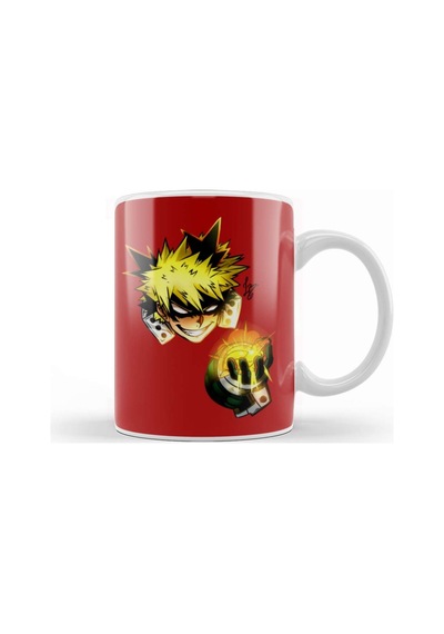 My Hero Academia Bakugou Faces Kupa Bardak Porselen Karışık