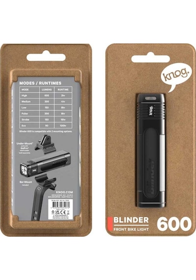 Knog Blinder 600 Lümen Ip67 Bisiklet Ön Far Aydınlatma