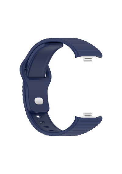 Redmi Watch 6 Silikon Kordon Tırtıklı Suya Dayanıklı Tasarım Lacivert
