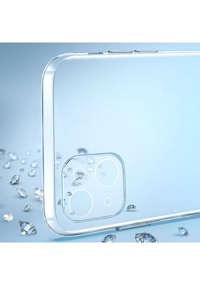 Apple Uyumlu iPhone 13 Mini Kılıf Zore Blok Kılıf Renksiz