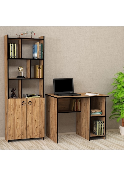 Kalenderdekor1 Kalender Dekor Avel Mayra 90 Cm Çalışma Masası Takımı Avm04 Meşe