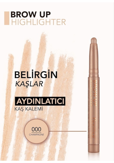 Flormar Brow Up Asansörlü Kalem Aydınlatıcı 000 Champagne