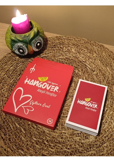 Hangover İçki Oyunu - Kese Hediyeli 45 Kart Çiftler İçin Eğlenceli Kart Oyunu