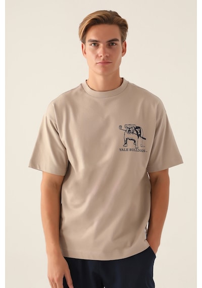 Yale Buldogs Kum Erkek T-shirt 5274-42835 Kum