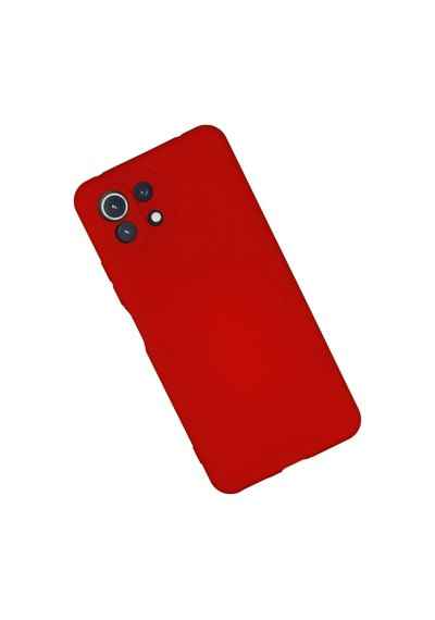 Cosmotex Newface Xiaomi Mi 11 Lite Kılıf Nano İçi Kadife Silikon - Kırmızı
