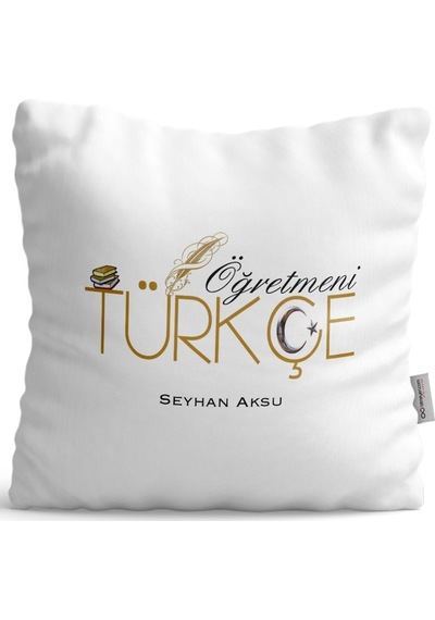 Kişiye Özel Türkçe Öğretmeni Saten Yastık
