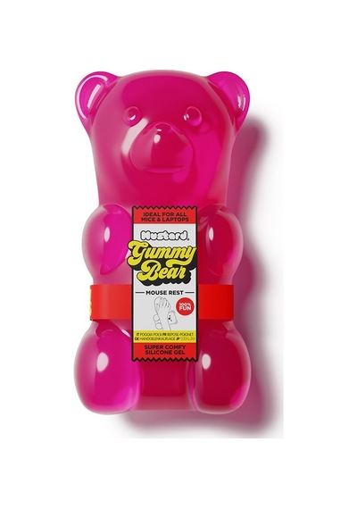 Mustard Gummy Bear Mouse Bilek Desteği - Pembe