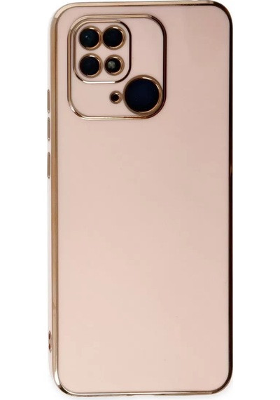 Newface Xiaomi Redmi 10c Kılıf Volet Silikon - Pembe