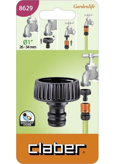 Musluk Adaptörü 1'' Claber 8629