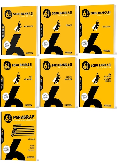 Hız 2025 6. Sınıf Tüm Dersler Soru Bankası Seti Tam Set 7 Kitap