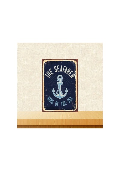The Seafarer 20-30 Cm Retro Ahşap Tablo Tkfx5351 Çok Renkli - 743297925 Çok Renkli