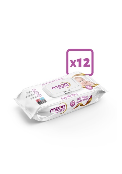 Mooncare Islak Bebek Havlusu 12 x 80 Yaprak