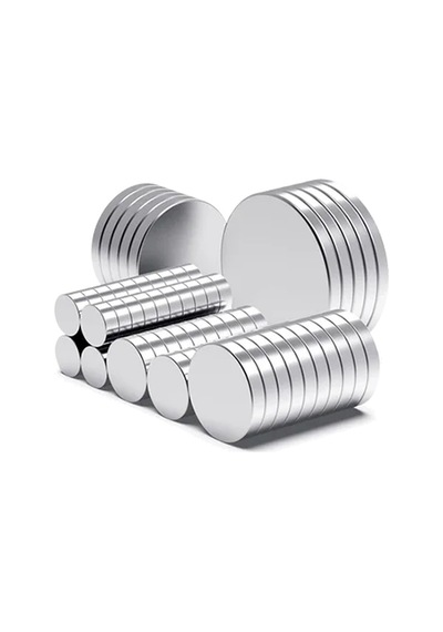 Lb 10 Adet 10x2mm Yuvarlak Neodyum Mıknatıs Güçlü Magnet Nikel Kaplamalı Çok Renkli