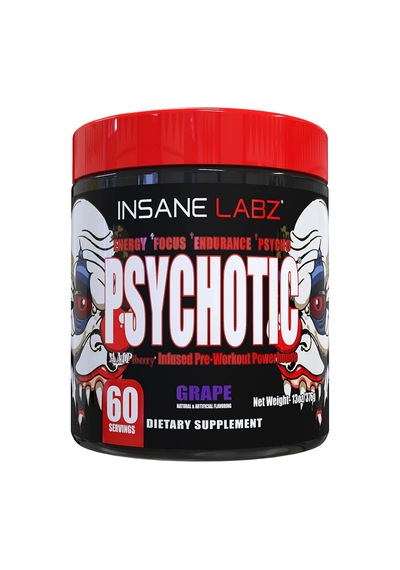 Insane Psychotic Extreme Preworkout 60 Servis 376 G
