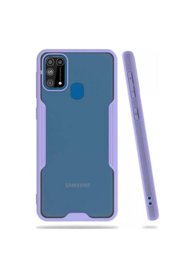 Galaxy M31 Kılıf Zore Parfe Kenarları Pastel Renk Silikon Kılıf
