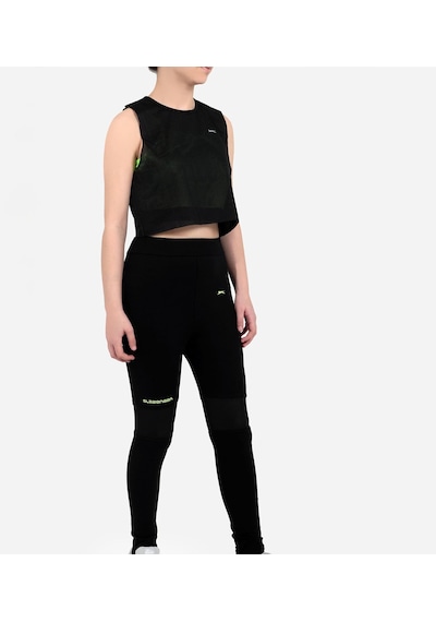 Slazenger DIPAK IN Kız Çocuk Tayt Takım Siyah