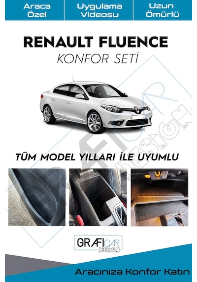 Renault Fluence Konfor Seti Ses  Hazır Kaplama Set