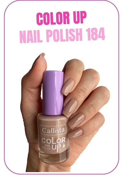 Callista Color Up Nail Polish Oje 184 Clean Girl Aesthetic- Nude