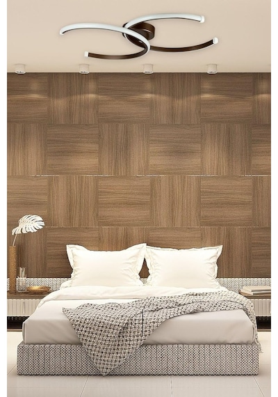Legacy Duru Modern Tasarım Siyah Renk Salon Mutfak Hol Beyaz Led 2 Li Avize Siyah 55 X 35 Diğer