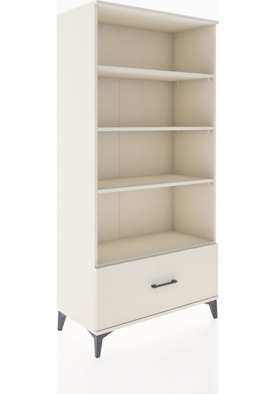 Hyperion Dolap 4 Raflı Tek Çekmeceli 88x44x182 Aytaşı-aytaşı Aytaşı
