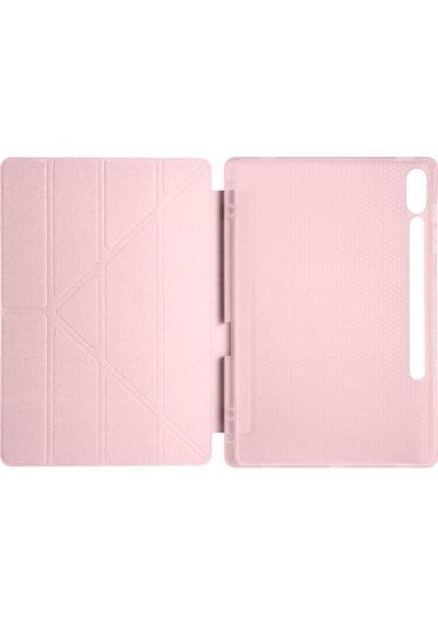 Samsung Galaxy Uyumlu Tab S9 Fe Plus X610 X616 Kılıf Kalem Bölmeli Trifolding Case