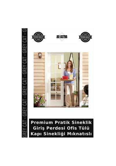 Premium Pratik Sineklik Giriş Perdesi Ofis Tülü Kapı Sinekliği Mıknatıslı