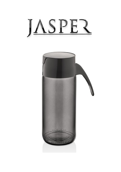 Jasper Jpr-0124 2'li Cam Yağdanlık 500 Ml Yağ Sirke Sürahisi Antrasit