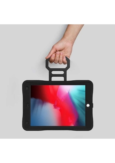 Apple Uyumlu iPad  9. Nesil 10.2 Kılıf Airtag Bölmeli Defender Case A2602-Siyah