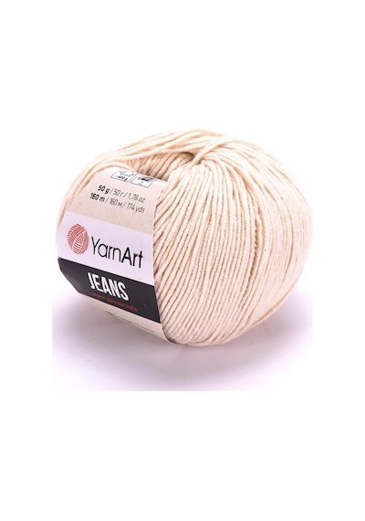 Yarnart Jeans 50gr Pamuk Cotton Amigurumi El Örgü İpi İpliği Yünü 05 Açık Bej Diğer