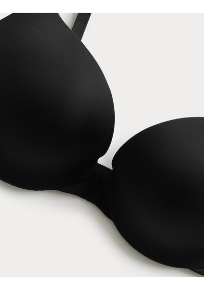 Marks & Spencer Body Invisibles Çift Destekli Push-Up Sütyen T33006701 Siyah