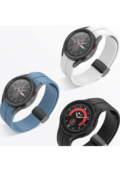 Galaxy Uyumlu Watch 4 Classic 42mm Zore Krd-84 Silikon Kordon