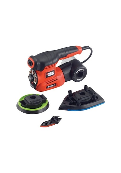 Black+Decker KA280K-QS 220 W Çok Amaçlı Zımpara + 19 Aksesuar Black+Decker KA280K-QS 220 W Çok Amaçlı Zımpara + 19 Aksesuar