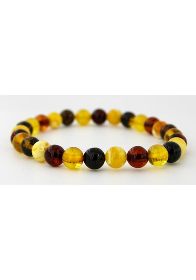 Kehribar Bileklik Kure Tasarım Ambergold Blk23-94 Çok Renkli