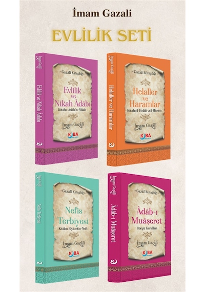 İmam Gazali - Evlilik Seti 4 Kitap Set / İmam Gazali