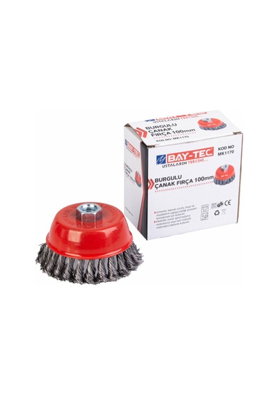 Baytec Fırça Burgulu Çanak 100Mm Mk1170 5890
