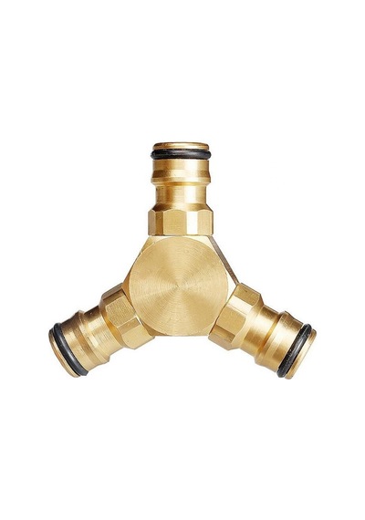 Uniflex 802302 Pirinç Hortum Y Bağlantı - 3 Yollu Bağlantı