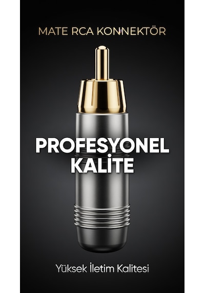 Vmate Mtp 001 Yüksek Kaliteli Rca Konnektör 2 Adet