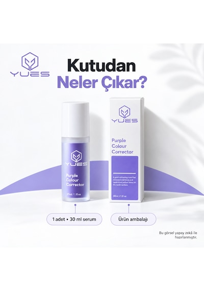 Yues Mor Diş Serumu Renk Dengeleyici 30 Ml Gs-013v