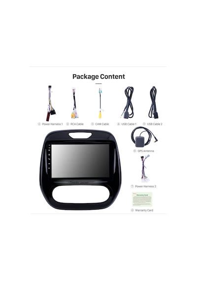 Renault Captur M-a/c 2015+ Uyumlu Multi Medya Navi Gasyon Usb Kamera Carplayer 4 Ram