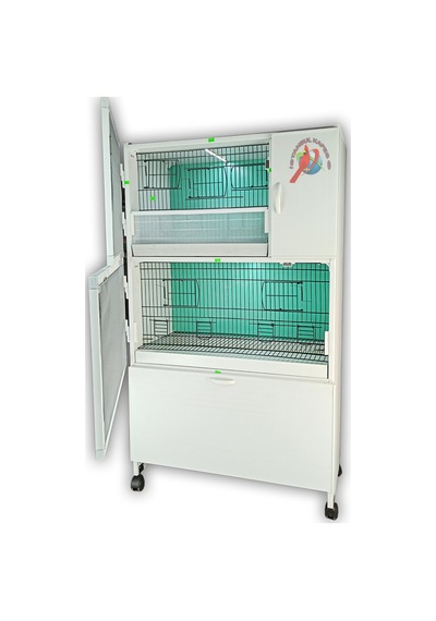 İstanbul Kafes Model 2Dys Pvc Kuş Dolabı