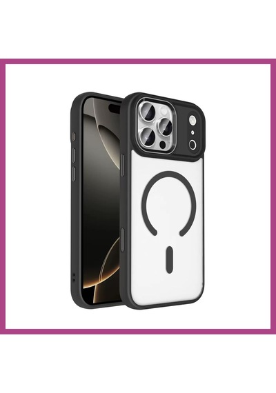 Gees Global Joko Apple iPhone 17 Pro Uyumlu Magsafe Kapak - Siyah Gbzs